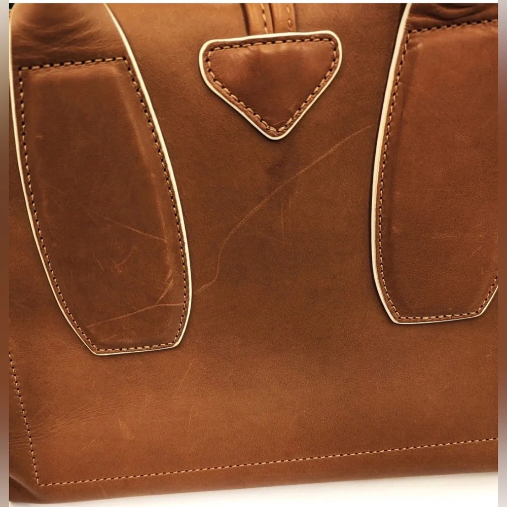 Longchamp Le Roseau leather handbag NWOT - Picture 11 of 16